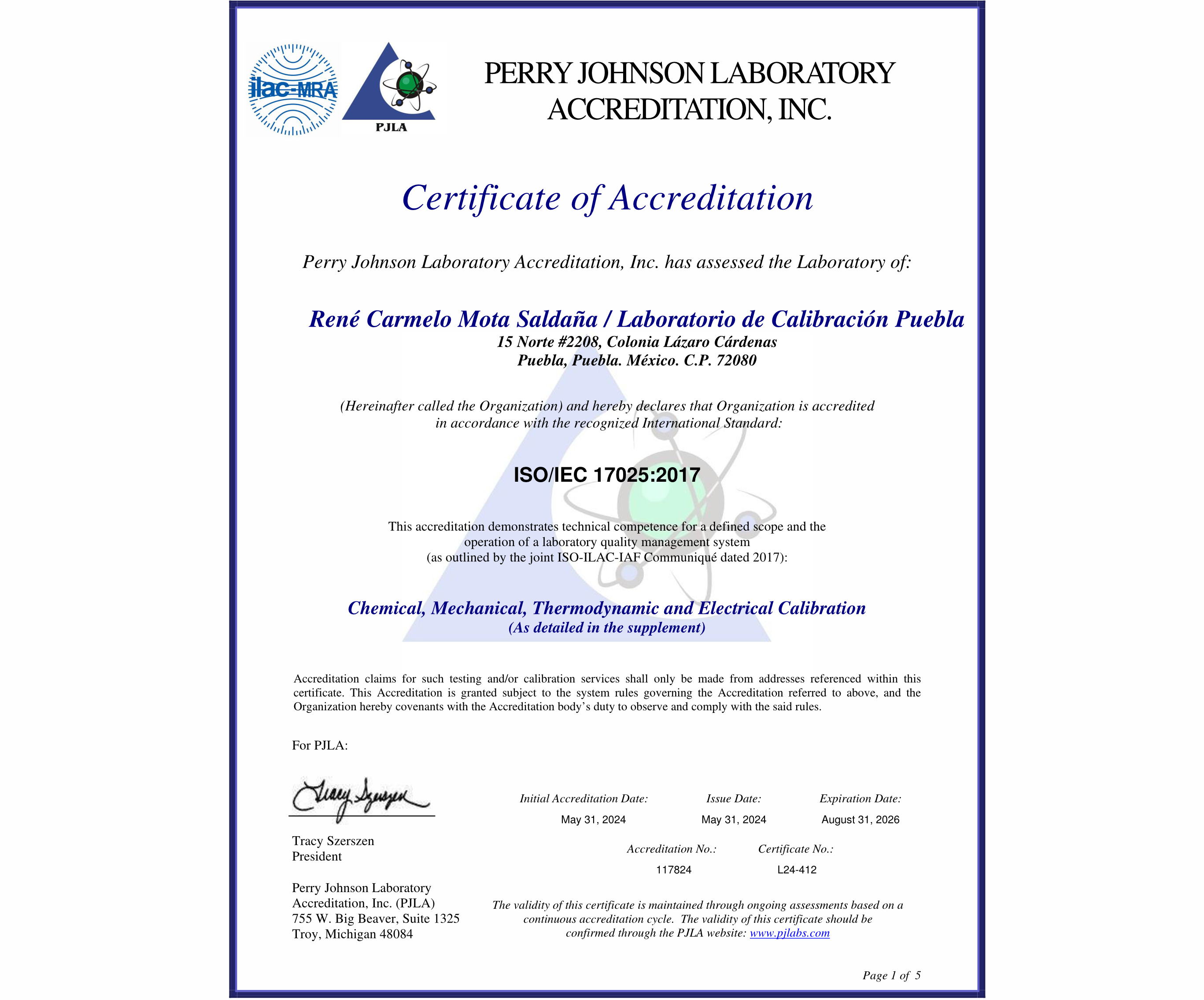 control y medición metrologia en puebla